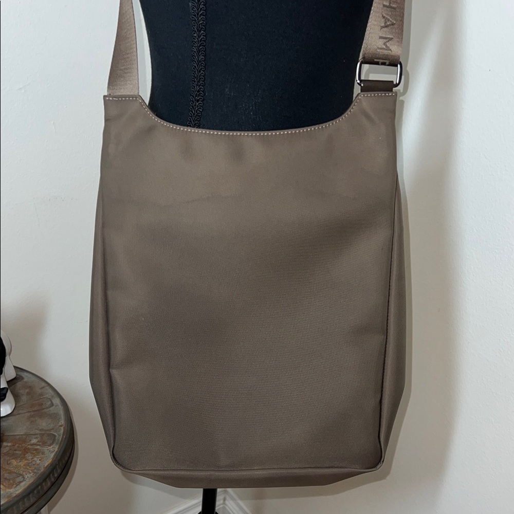Longchamp Brown Nylon Messenger Bag - Picture 6 of 10
